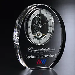 A Bradford Clock award for an employee